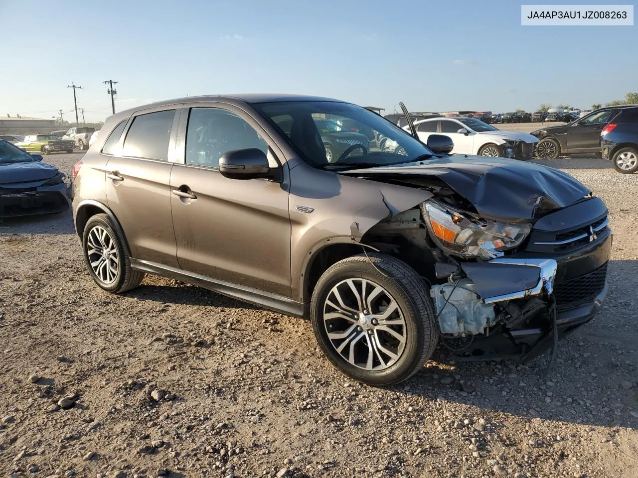 2018 Mitsubishi Outlander Sport Es VIN: JA4AP3AU1JZ008263 Lot: 80343624