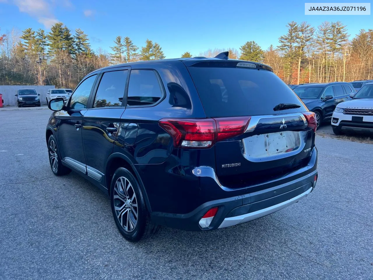 2018 Mitsubishi Outlander VIN: JA4AZ3A36JZ071196 Lot: 80937524