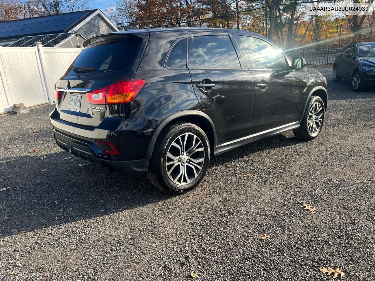 2018 Mitsubishi Outlander Sport Es VIN: JA4AR3AU3JU024939 Lot: 81420054