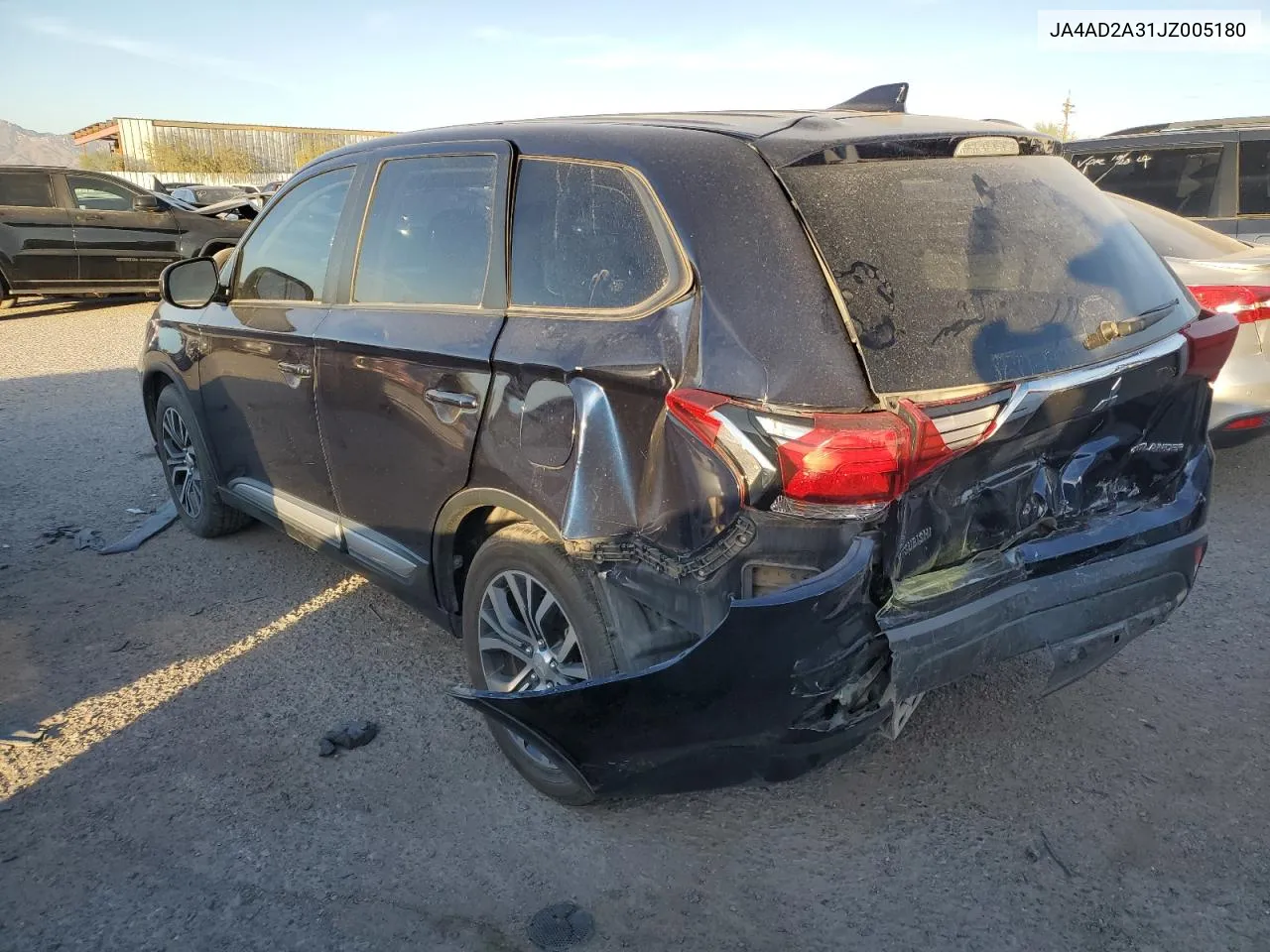 2018 Mitsubishi Outlander Es VIN: JA4AD2A31JZ005180 Lot: 81741354