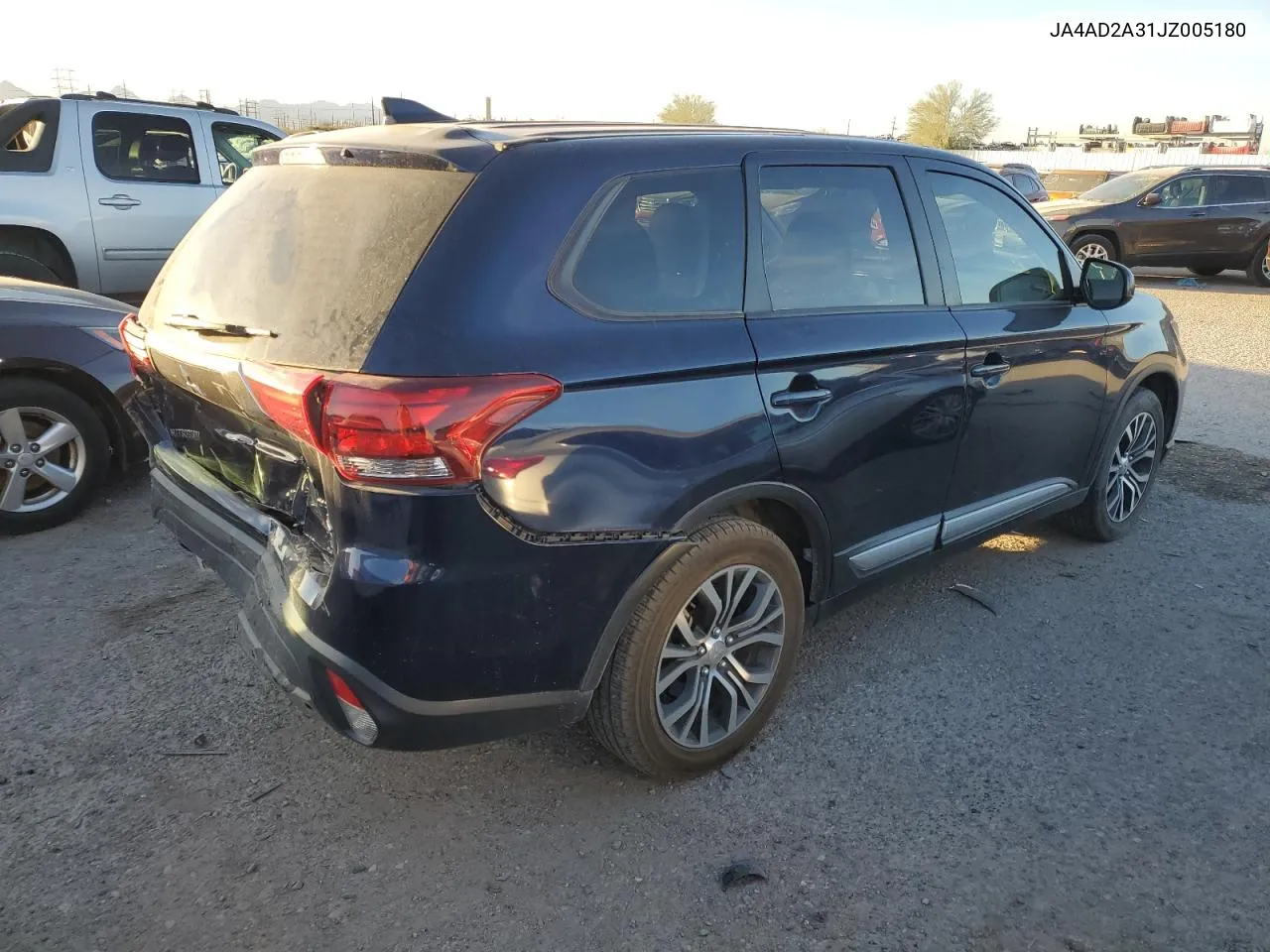 2018 Mitsubishi Outlander Es VIN: JA4AD2A31JZ005180 Lot: 81741354