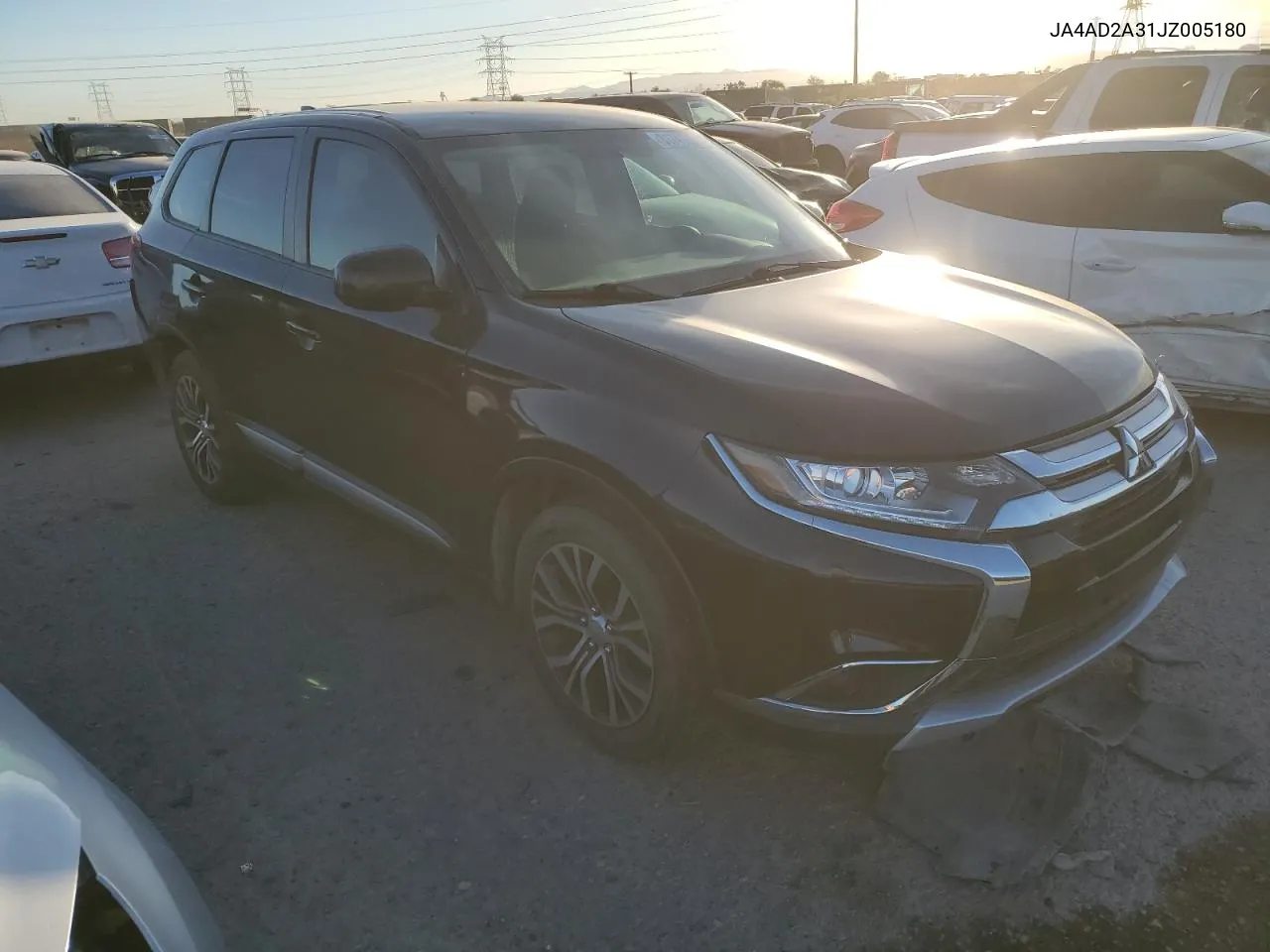 2018 Mitsubishi Outlander Es VIN: JA4AD2A31JZ005180 Lot: 81741354