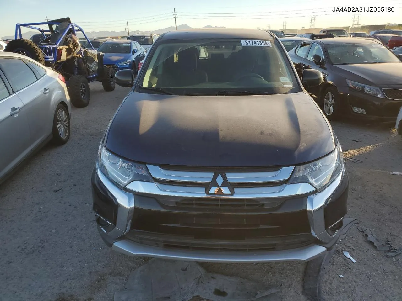 2018 Mitsubishi Outlander Es VIN: JA4AD2A31JZ005180 Lot: 81741354