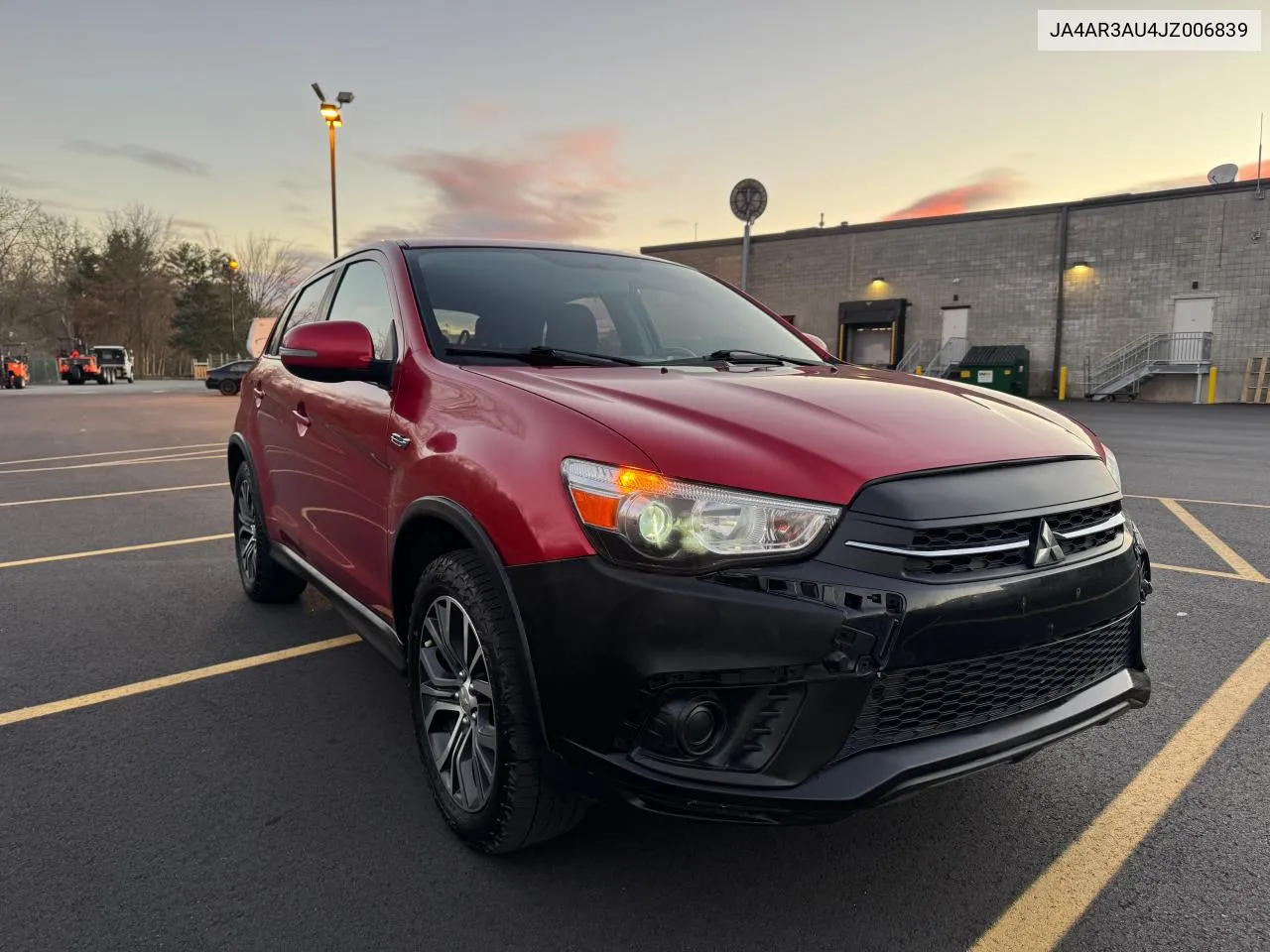 2018 Mitsubishi Outlander Sport Es VIN: JA4AR3AU4JZ006839 Lot: 81749574