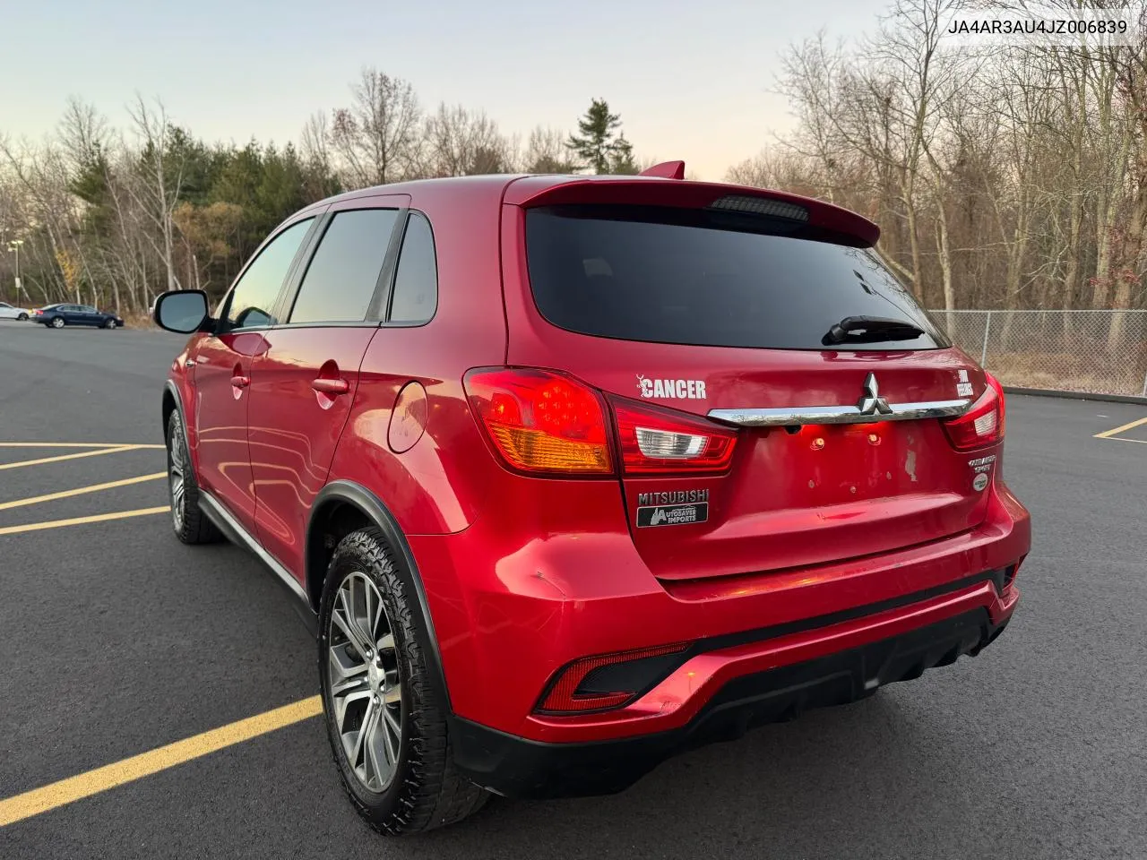 2018 Mitsubishi Outlander Sport Es VIN: JA4AR3AU4JZ006839 Lot: 81749574