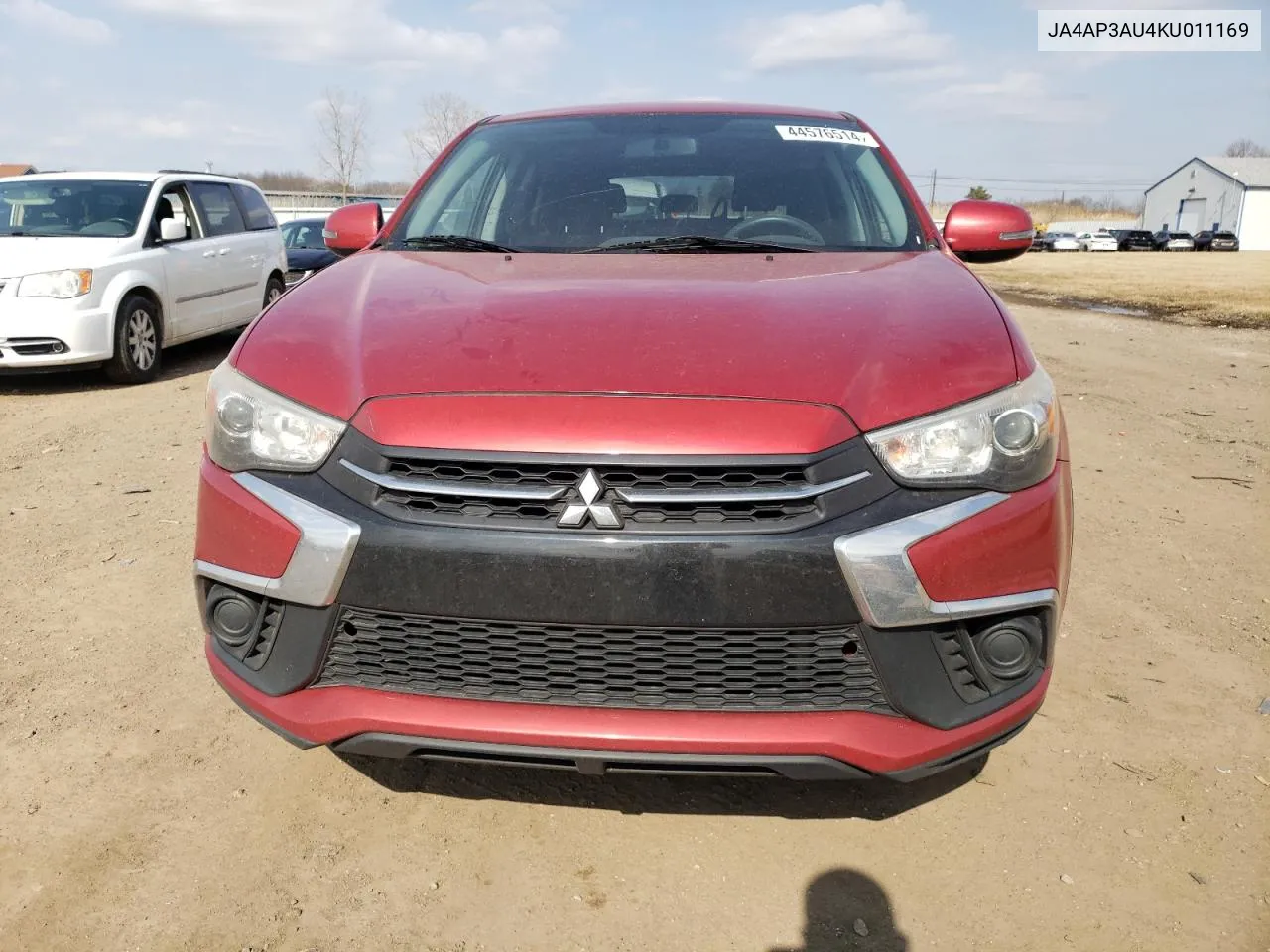 2019 Mitsubishi Outlander Sport Es VIN: JA4AP3AU4KU011169 Lot: 44576514