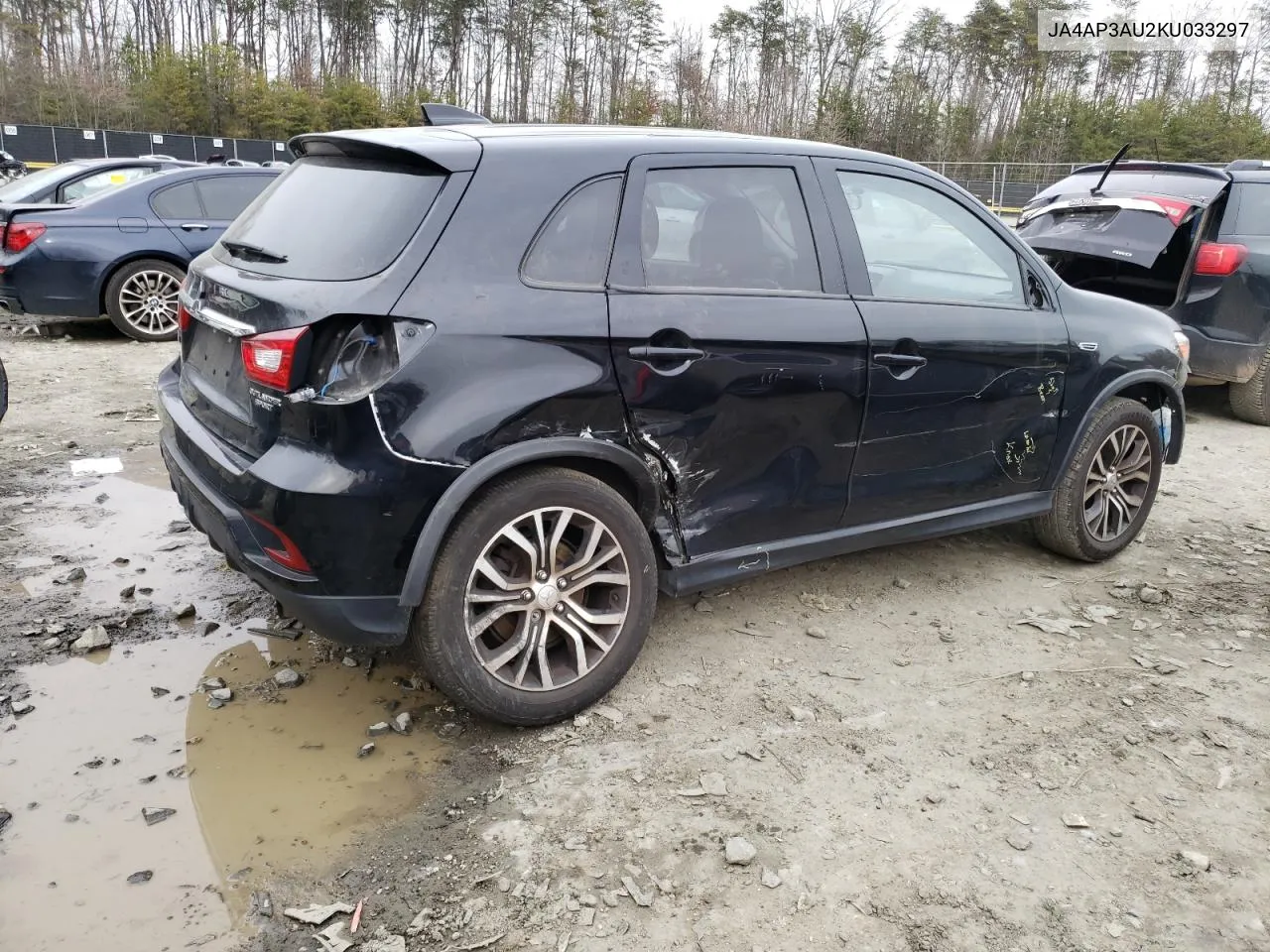 JA4AP3AU2KU033297 2019 Mitsubishi Outlander Sport Es