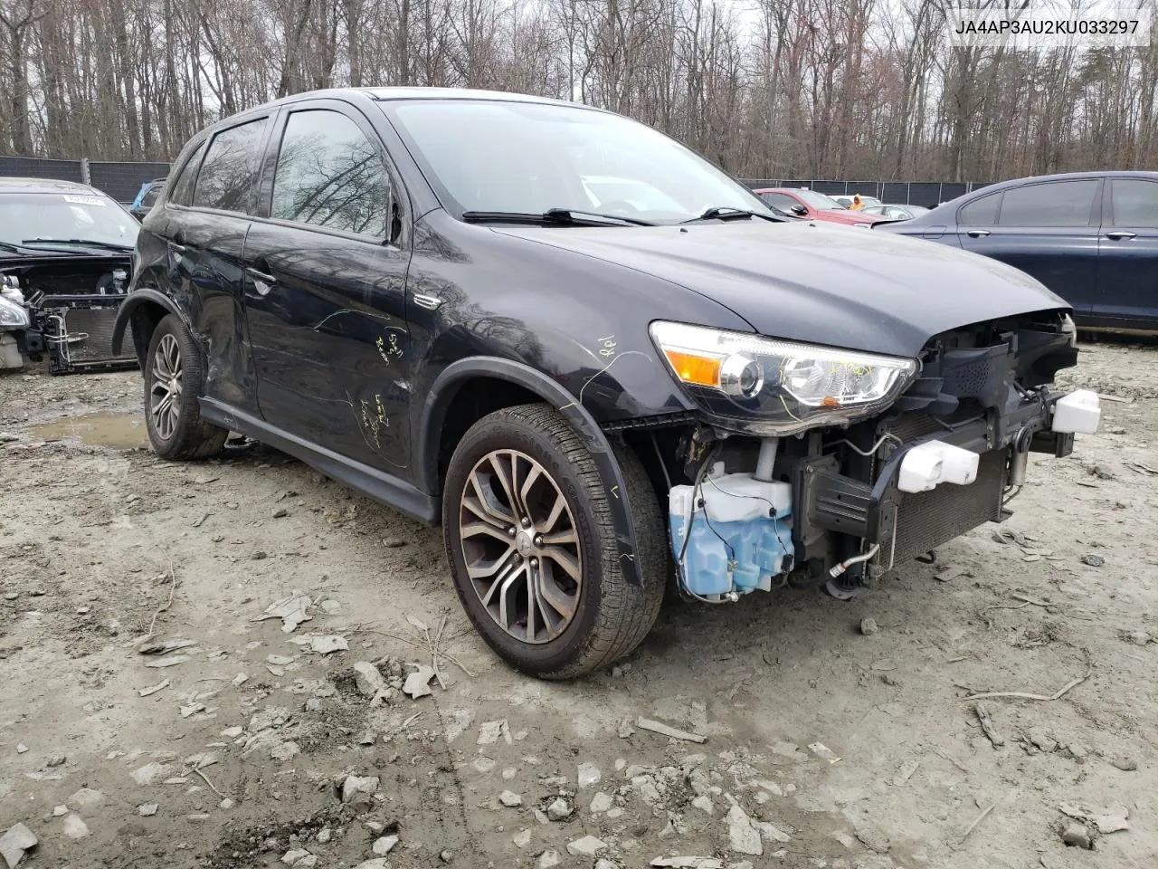 2019 Mitsubishi Outlander Sport Es VIN: JA4AP3AU2KU033297 Lot: 44871274