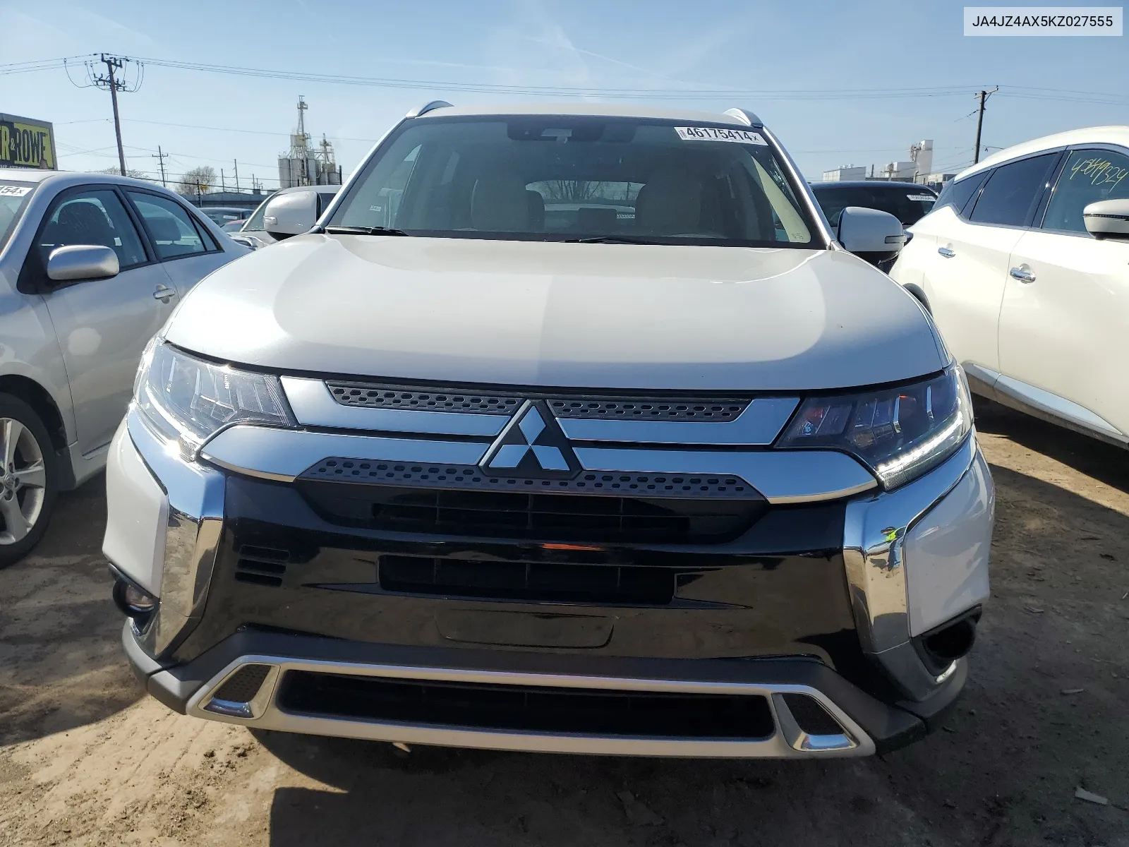 2019 Mitsubishi Outlander Gt VIN: JA4JZ4AX5KZ027555 Lot: 46175414