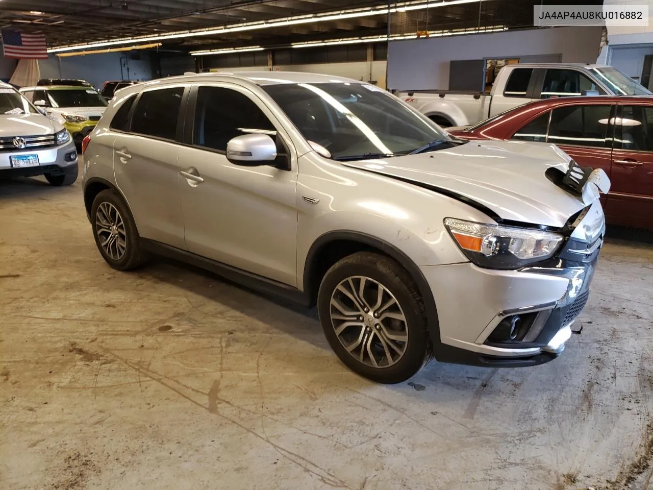 2019 Mitsubishi Outlander Sport Se VIN: JA4AP4AU8KU016882 Lot: 51752704