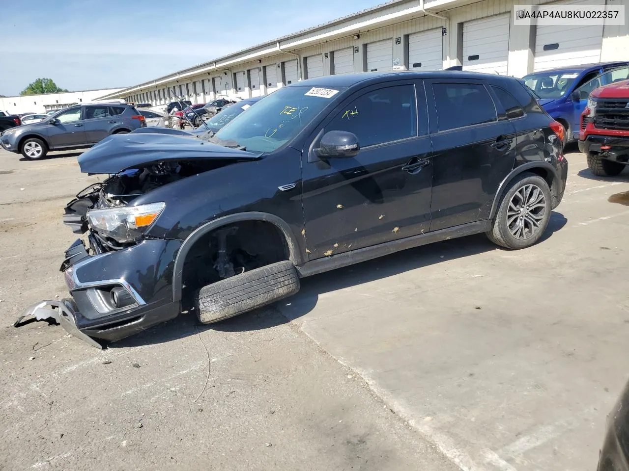 2019 Mitsubishi Outlander Sport Se VIN: JA4AP4AU8KU022357 Lot: 52927234