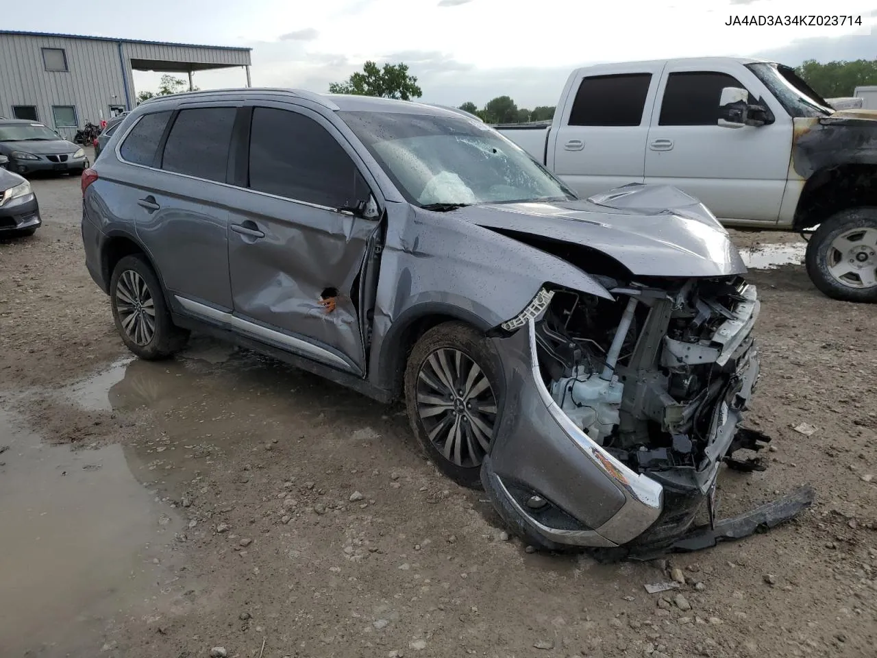 2019 Mitsubishi Outlander Se VIN: JA4AD3A34KZ023714 Lot: 53757194