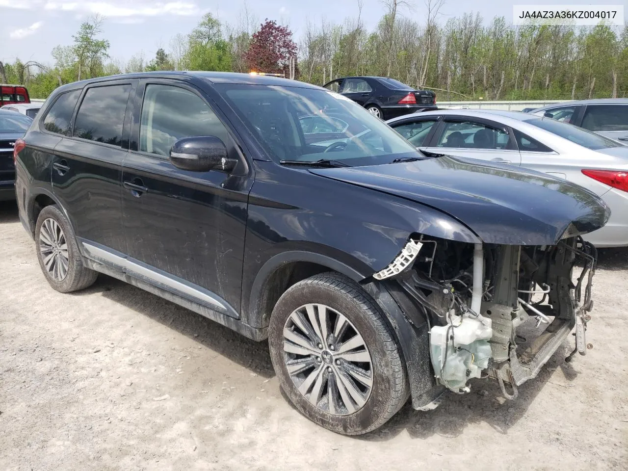 2019 Mitsubishi Outlander Se VIN: JA4AZ3A36KZ004017 Lot: 53964194