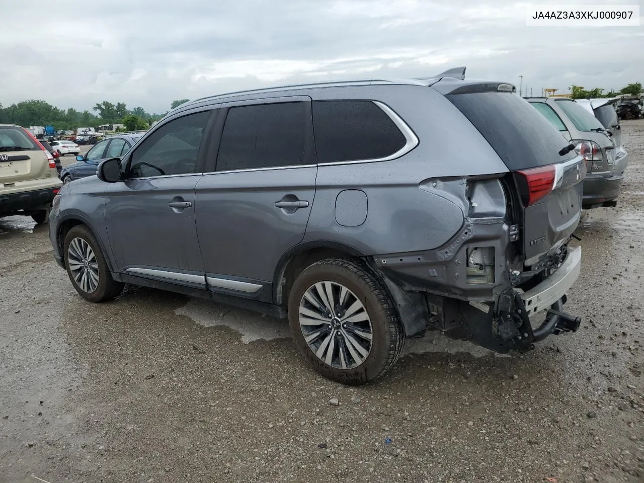 2019 Mitsubishi Outlander Se VIN: JA4AZ3A3XKJ000907 Lot: 54417184