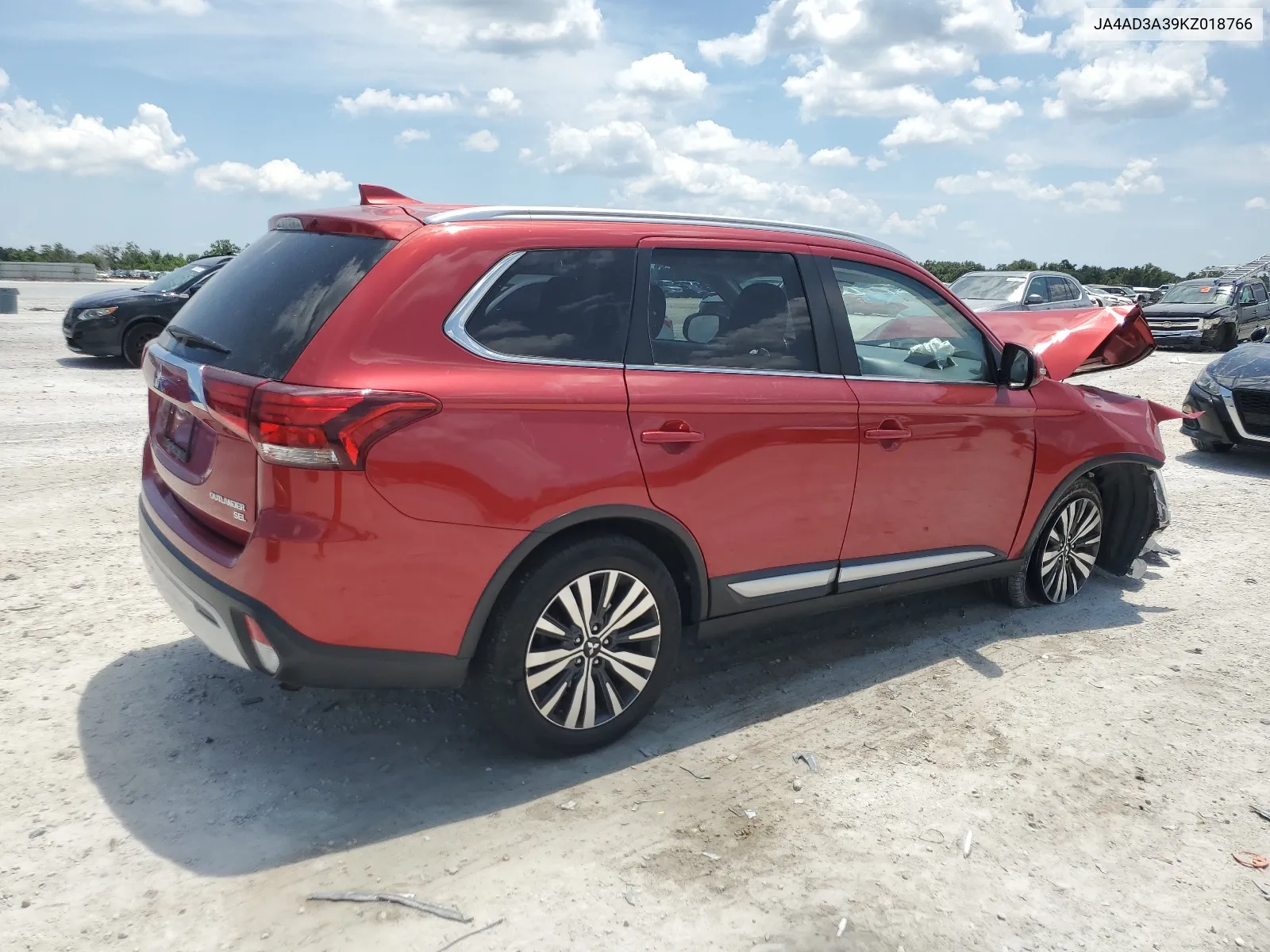 2019 Mitsubishi Outlander Se VIN: JA4AD3A39KZ018766 Lot: 56655964