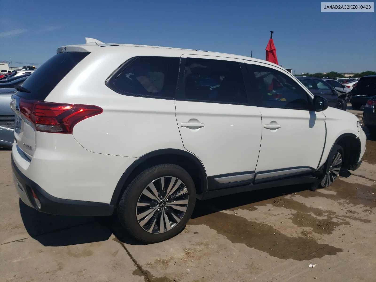 2019 Mitsubishi Outlander Es VIN: JA4AD2A32KZ010423 Lot: 58178324