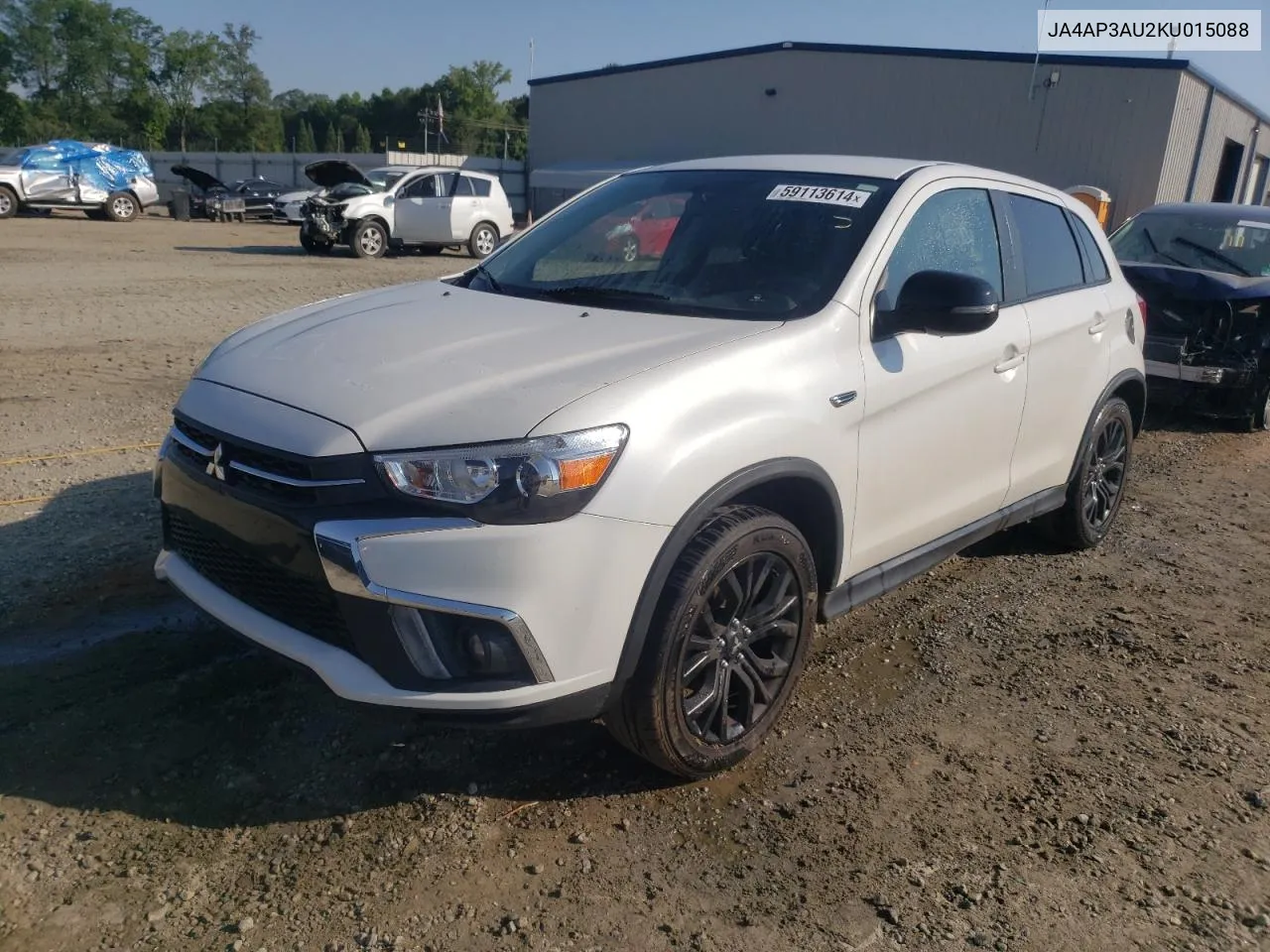 2019 Mitsubishi Outlander Sport Es VIN: JA4AP3AU2KU015088 Lot: 59113614