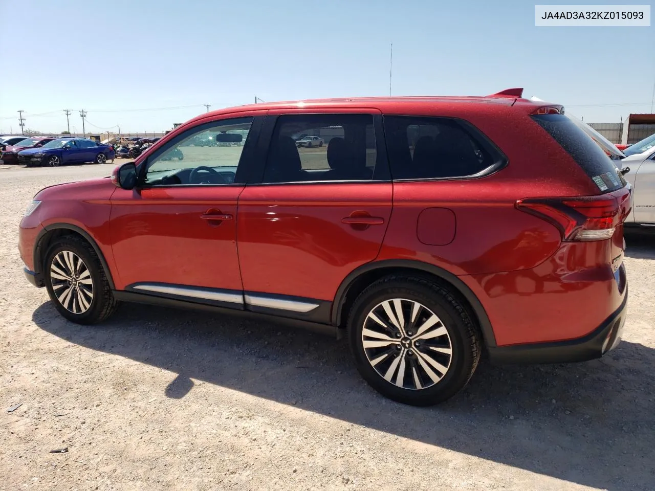 2019 Mitsubishi Outlander Se VIN: JA4AD3A32KZ015093 Lot: 59367794