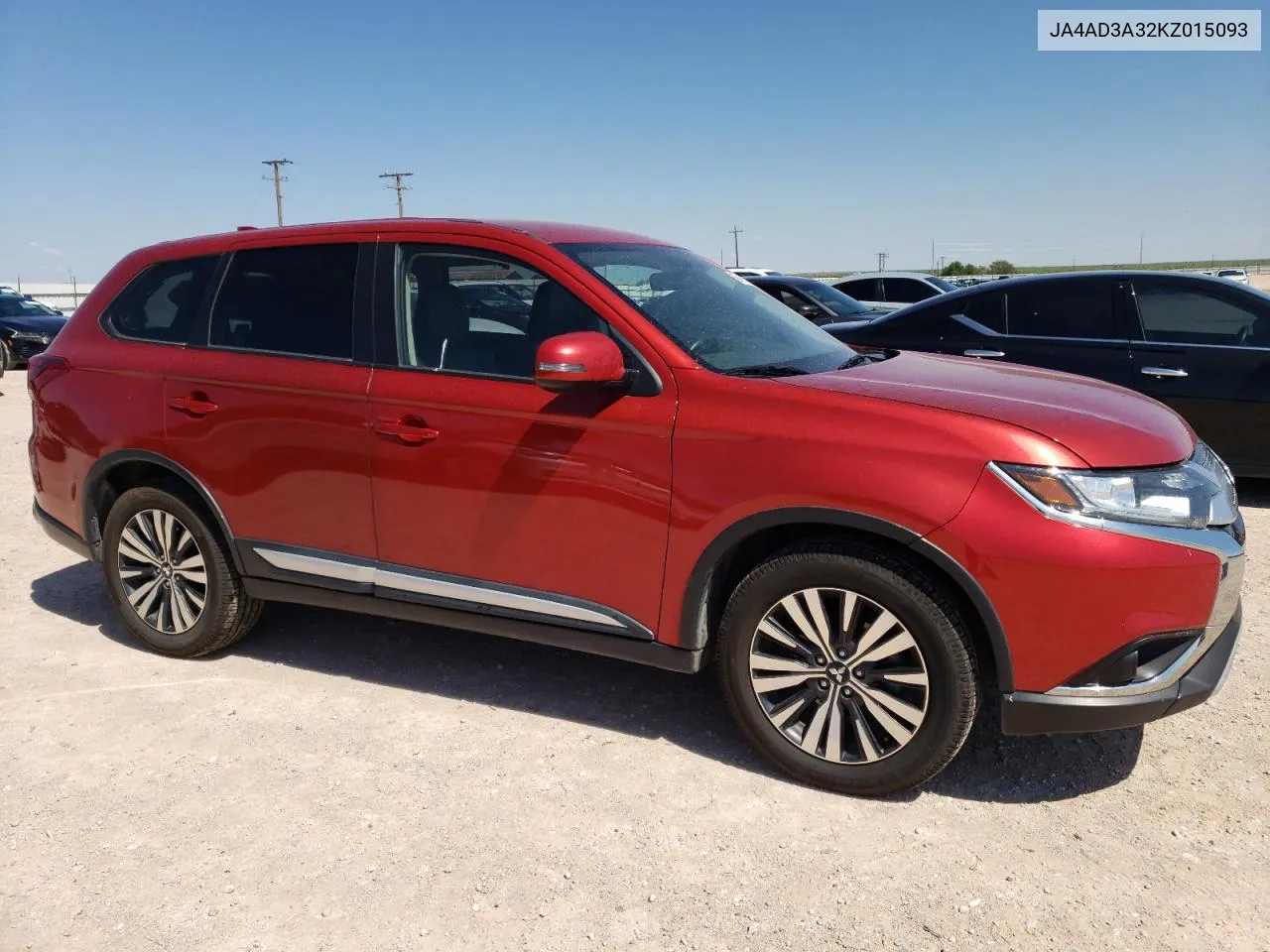 2019 Mitsubishi Outlander Se VIN: JA4AD3A32KZ015093 Lot: 59367794