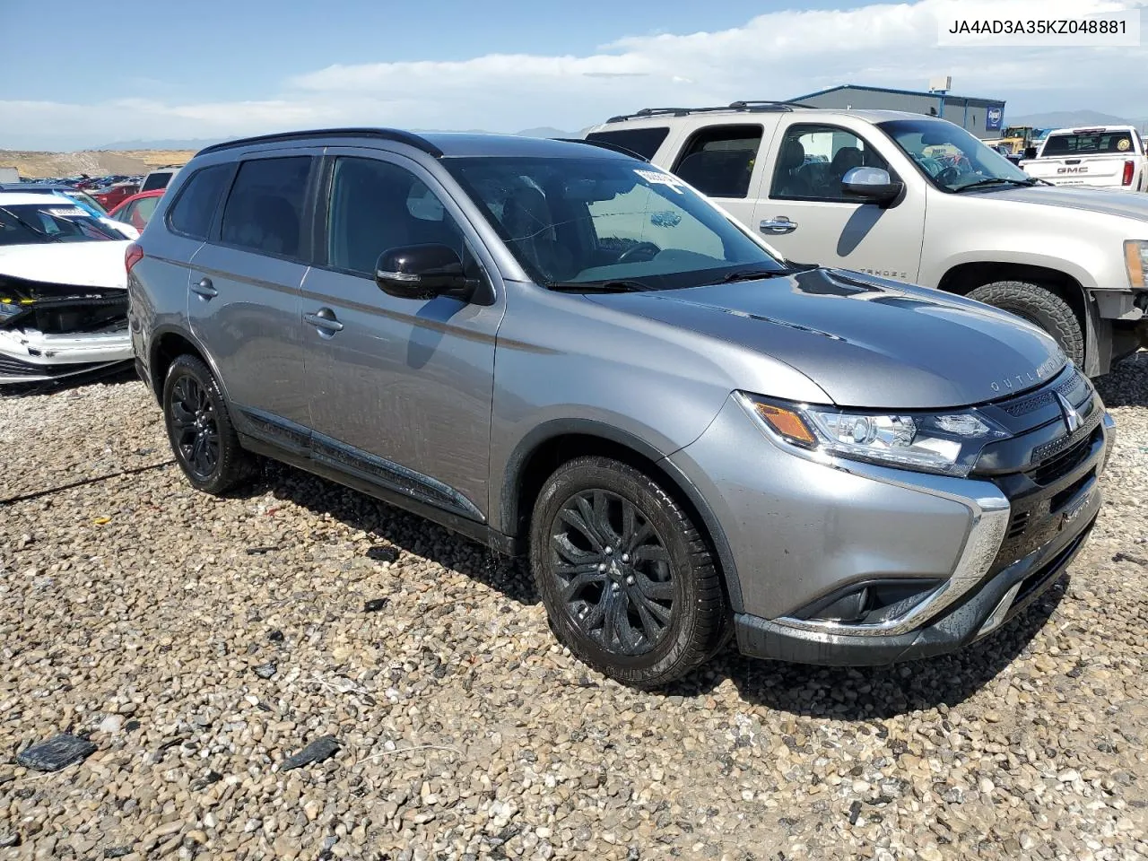 2019 Mitsubishi Outlander Se VIN: JA4AD3A35KZ048881 Lot: 60268184