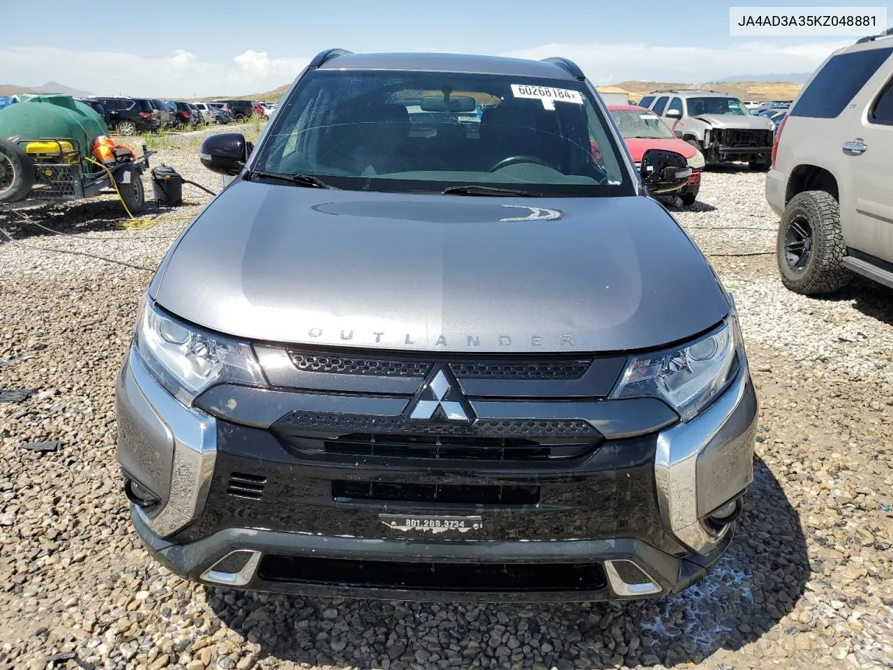 2019 Mitsubishi Outlander Se VIN: JA4AD3A35KZ048881 Lot: 60268184