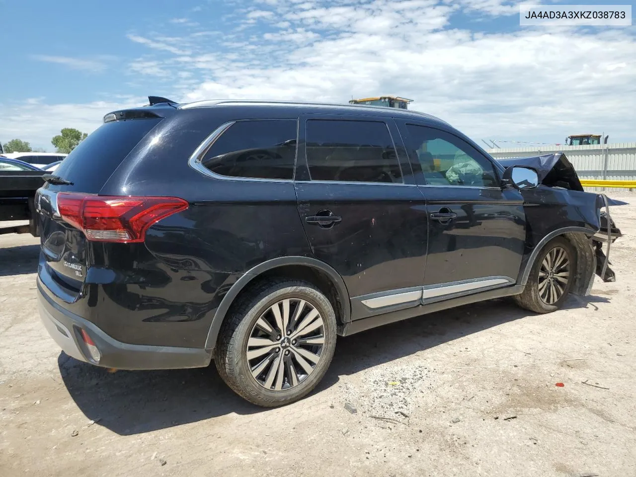 2019 Mitsubishi Outlander Se VIN: JA4AD3A3XKZ038783 Lot: 60410734