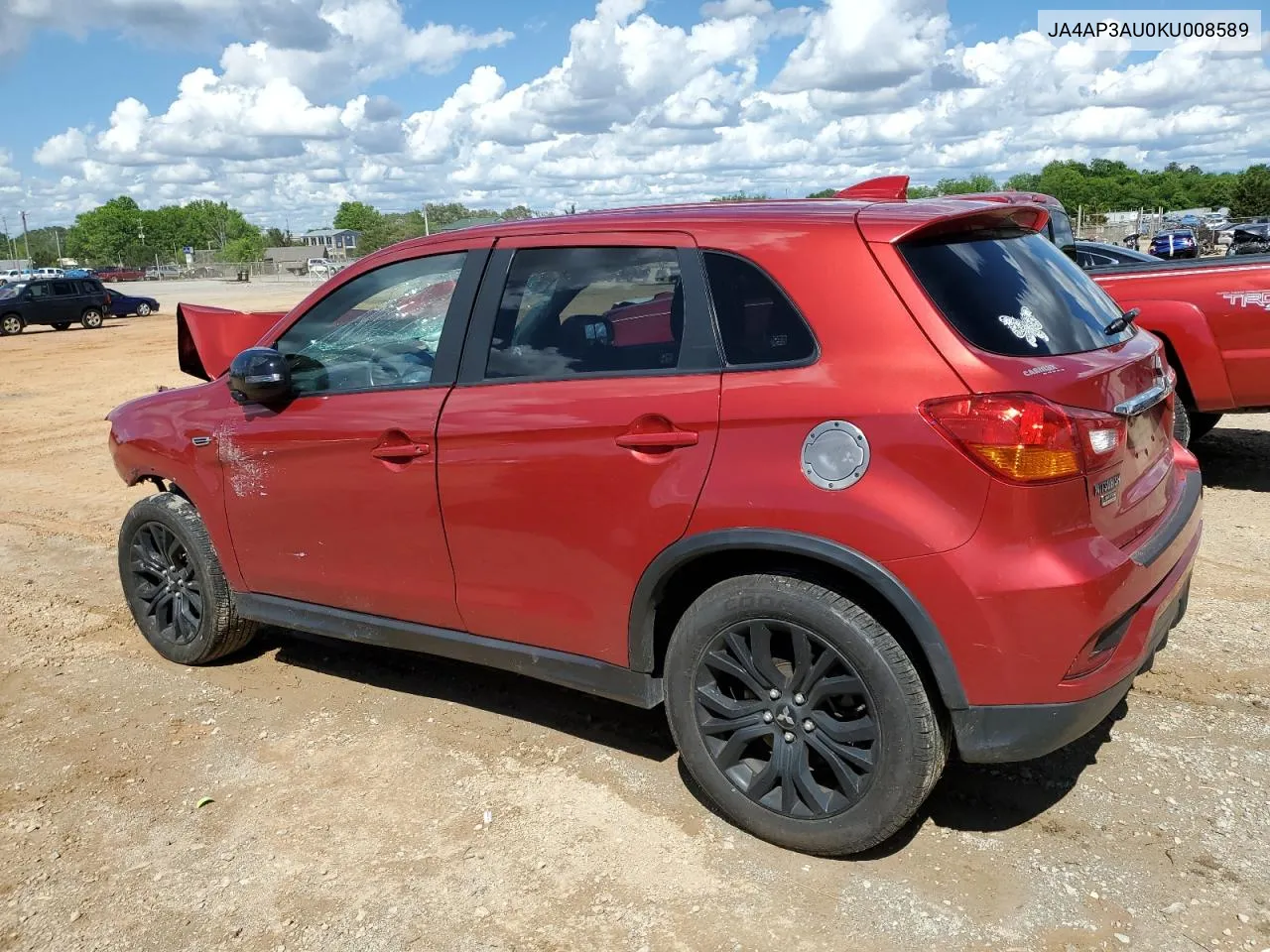 2019 Mitsubishi Outlander Sport Es VIN: JA4AP3AU0KU008589 Lot: 60605634