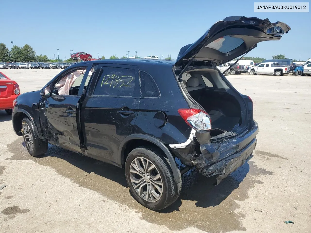 2019 Mitsubishi Outlander Sport Es VIN: JA4AP3AU0KU019012 Lot: 61243704