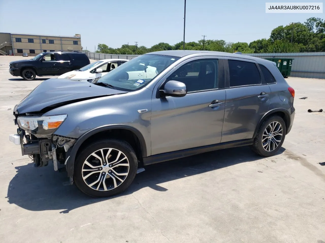 2019 Mitsubishi Outlander Sport Es VIN: JA4AR3AU8KU007216 Lot: 61397134