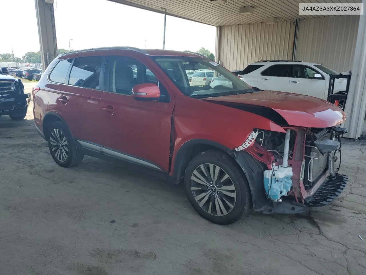 2019 Mitsubishi Outlander Se VIN: JA4AZ3A3XKZ027364 Lot: 61602294