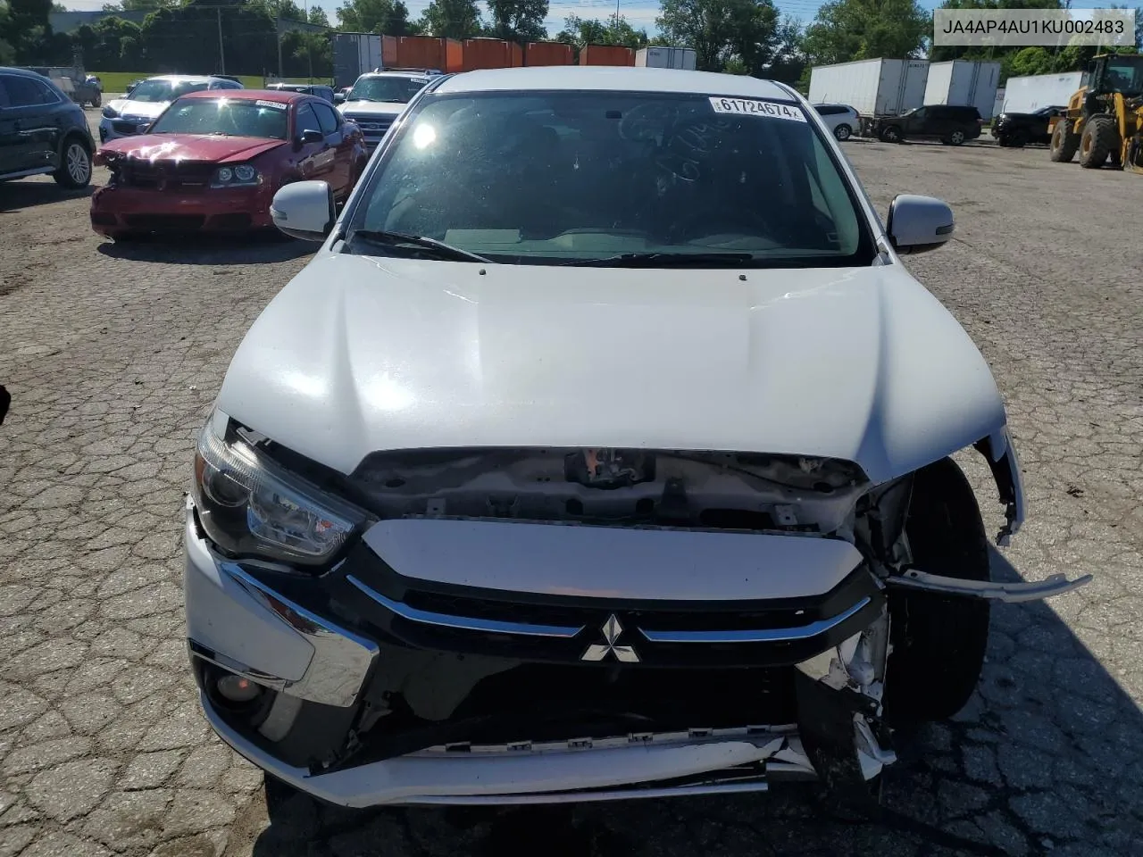 2019 Mitsubishi Outlander Sport Se VIN: JA4AP4AU1KU002483 Lot: 61724674