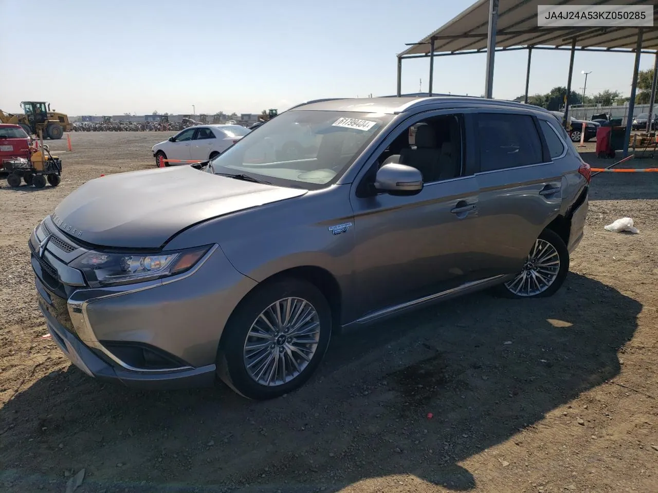 2019 Mitsubishi Outlander Sel VIN: JA4J24A53KZ050285 Lot: 61799404