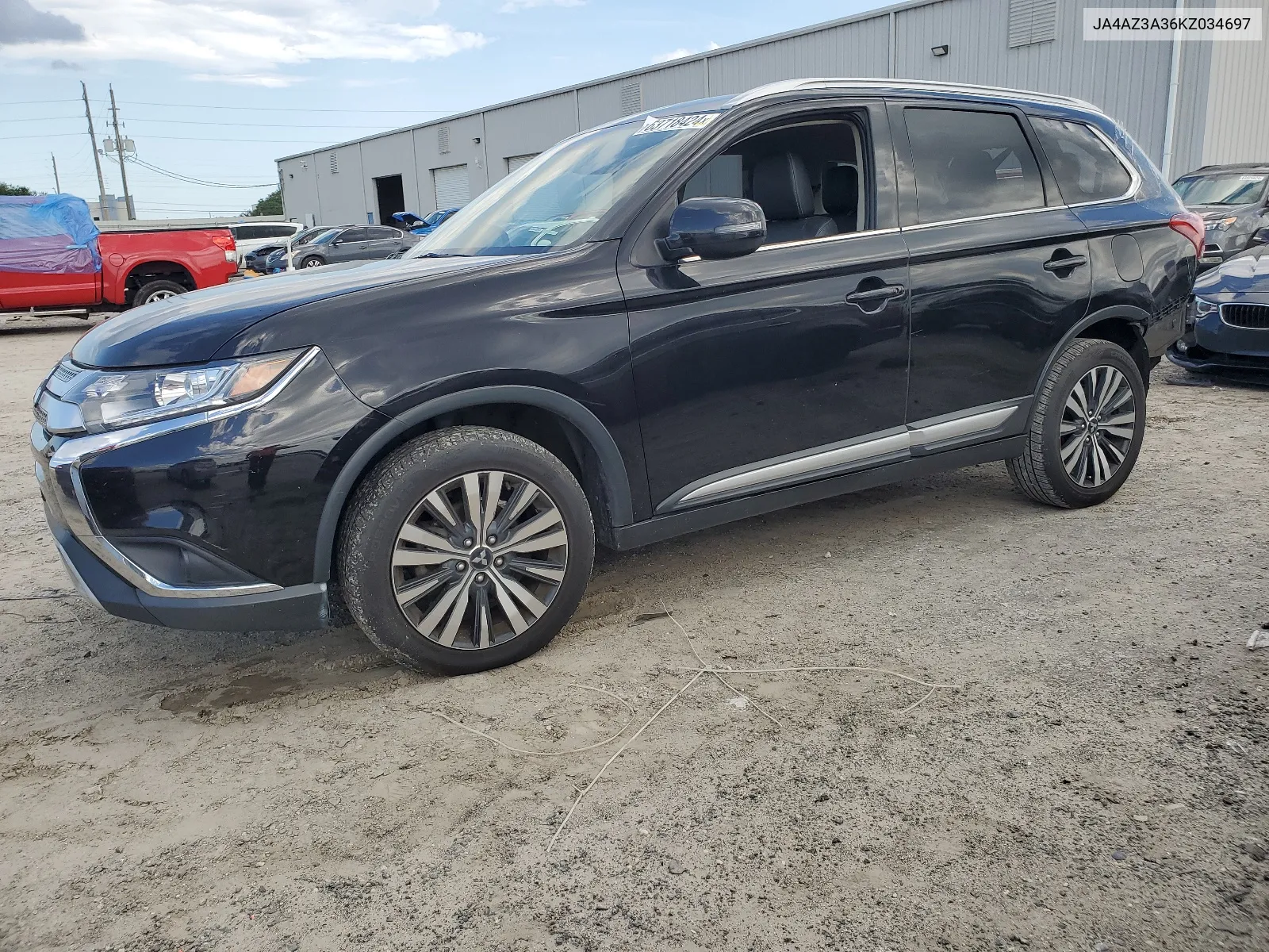 2019 Mitsubishi Outlander Se VIN: JA4AZ3A36KZ034697 Lot: 63718424