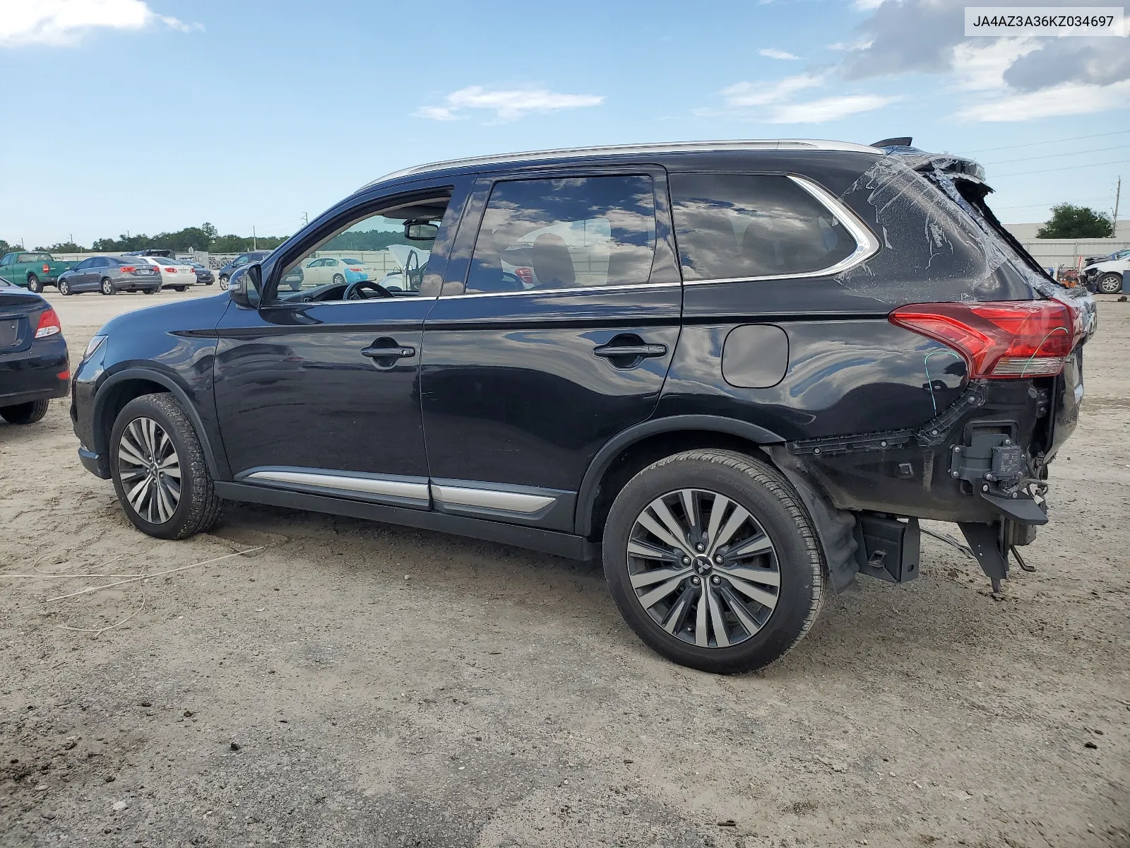 2019 Mitsubishi Outlander Se VIN: JA4AZ3A36KZ034697 Lot: 63718424