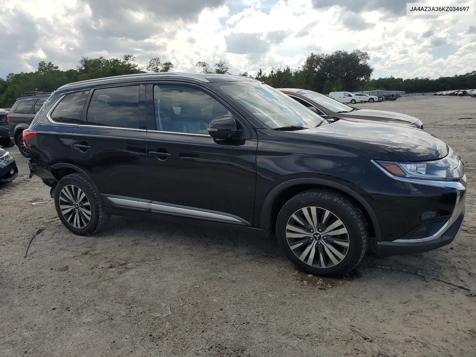 2019 Mitsubishi Outlander Se VIN: JA4AZ3A36KZ034697 Lot: 63718424