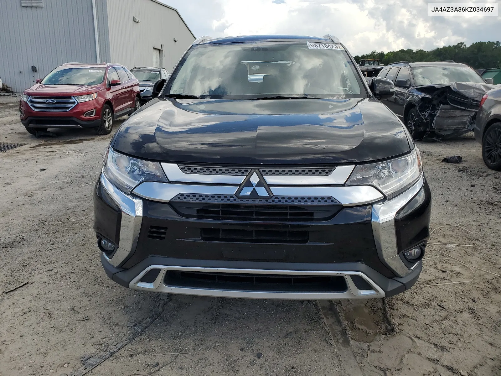 2019 Mitsubishi Outlander Se VIN: JA4AZ3A36KZ034697 Lot: 63718424