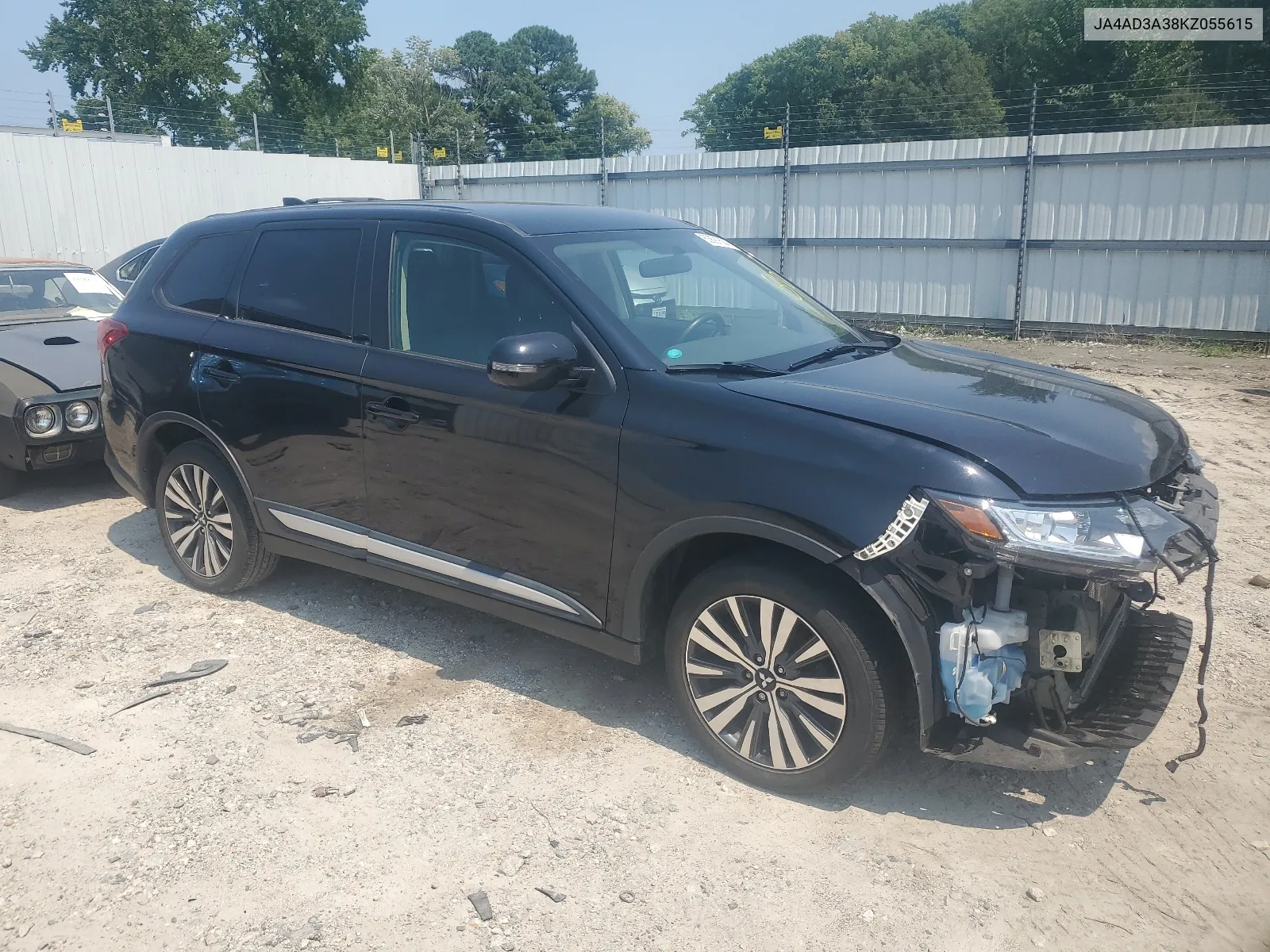 2019 Mitsubishi Outlander Se VIN: JA4AD3A38KZ055615 Lot: 63891604