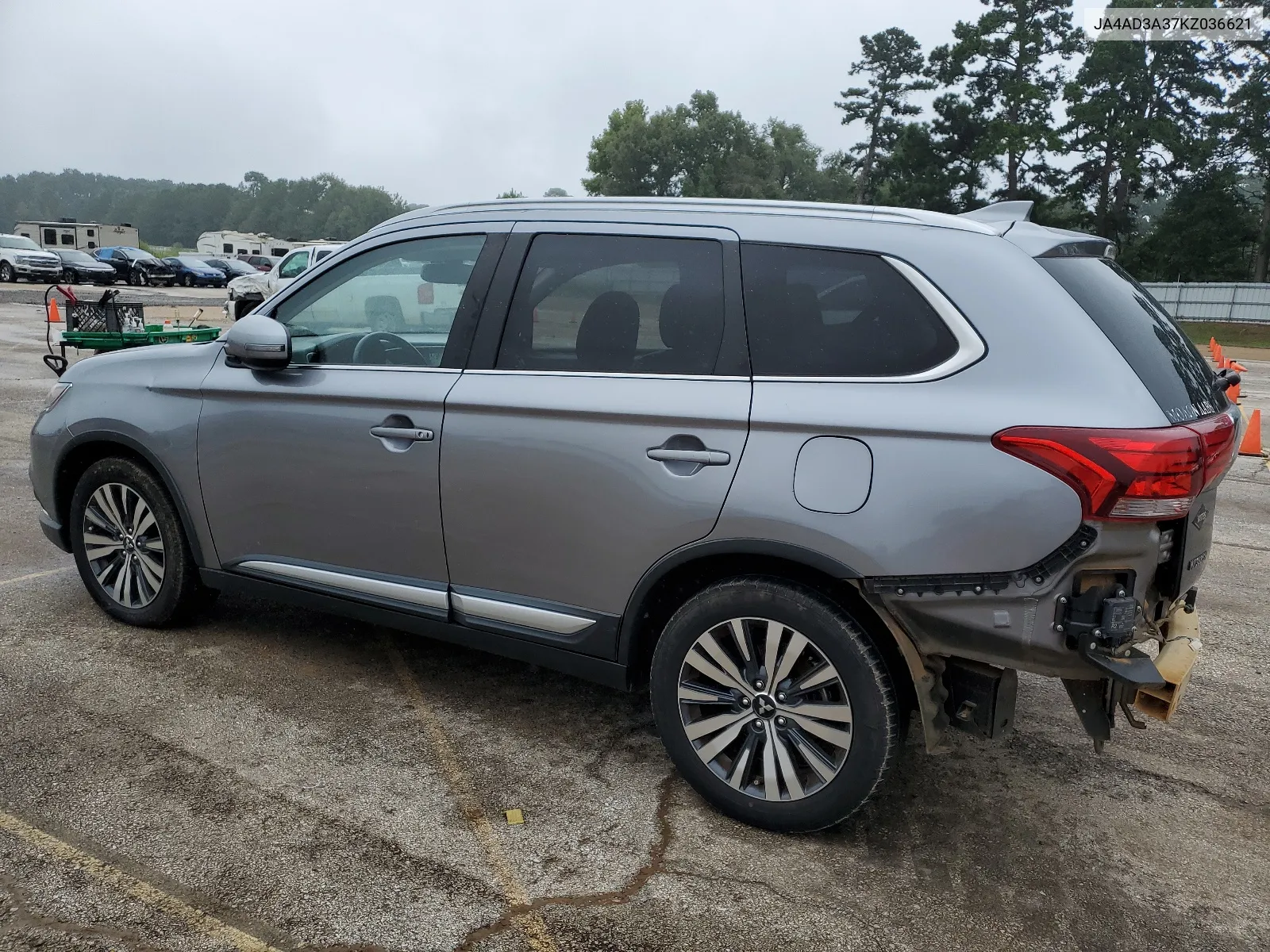 2019 Mitsubishi Outlander Se VIN: JA4AD3A37KZ036621 Lot: 64112524