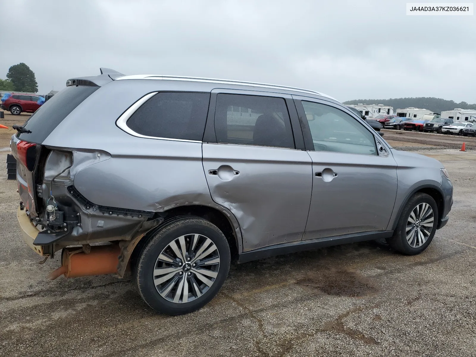 2019 Mitsubishi Outlander Se VIN: JA4AD3A37KZ036621 Lot: 64112524