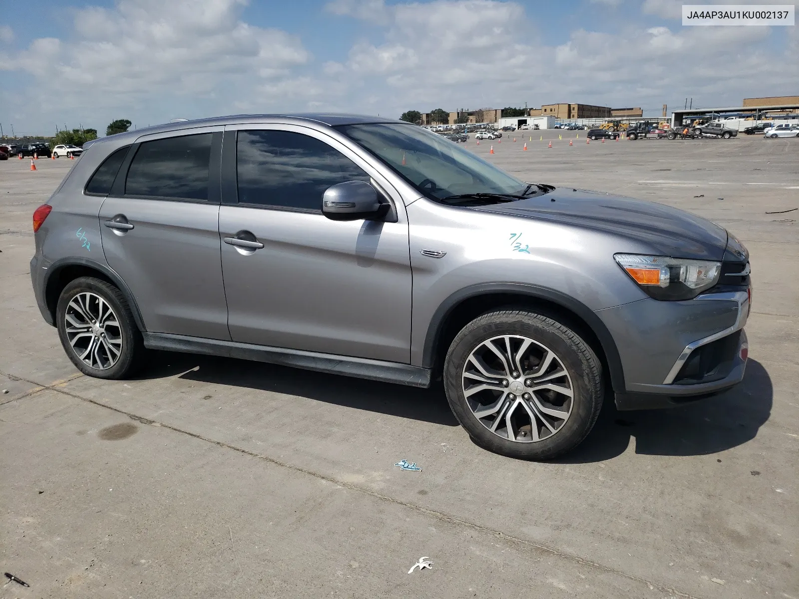 2019 Mitsubishi Outlander Sport Es VIN: JA4AP3AU1KU002137 Lot: 64748074