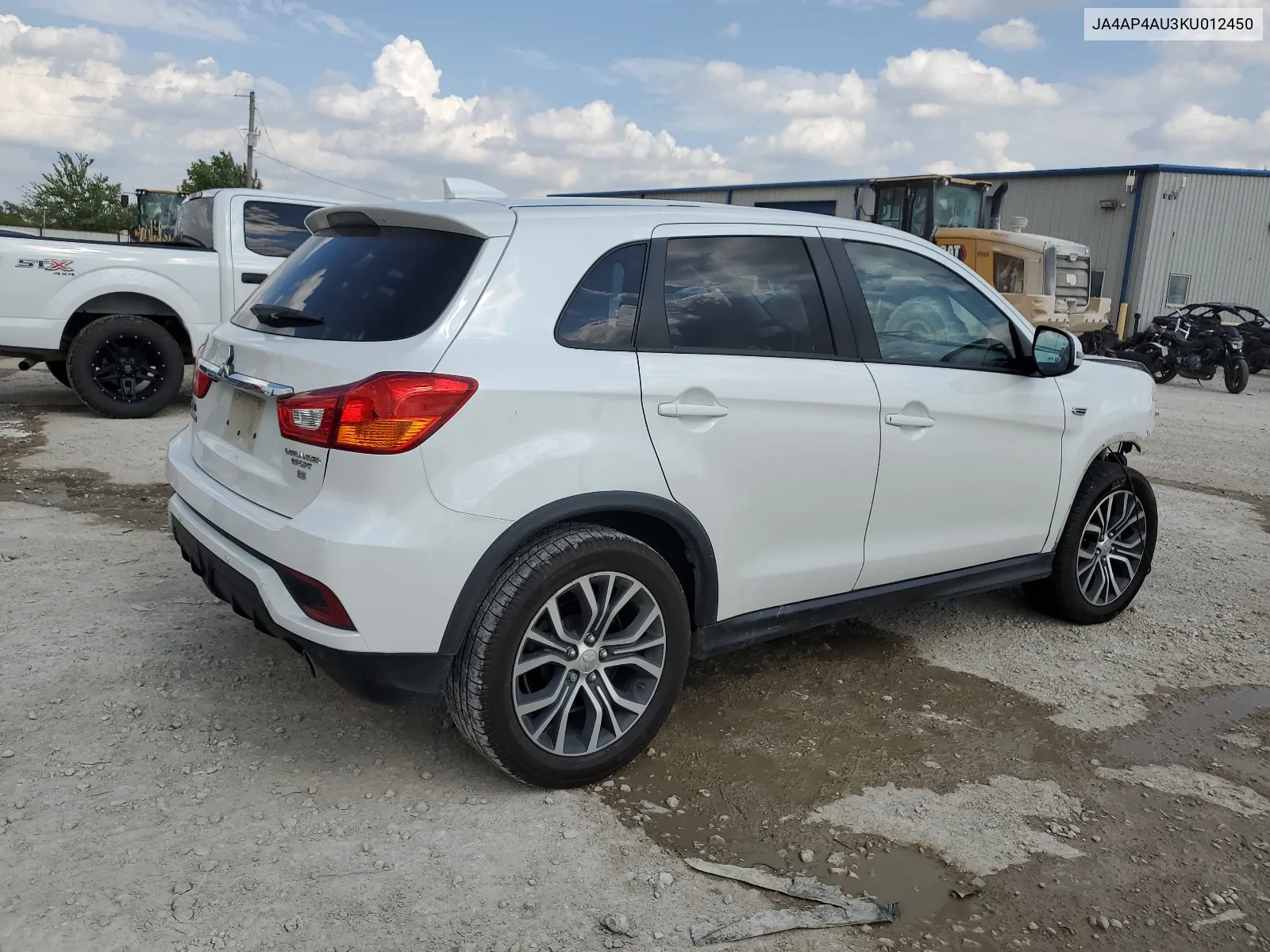 2019 Mitsubishi Outlander Sport Se VIN: JA4AP4AU3KU012450 Lot: 64840024