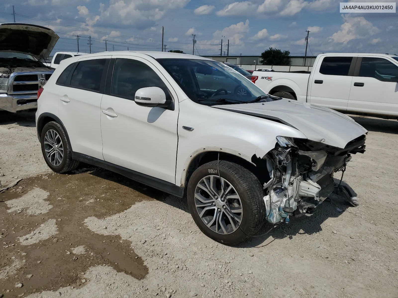 2019 Mitsubishi Outlander Sport Se VIN: JA4AP4AU3KU012450 Lot: 64840024