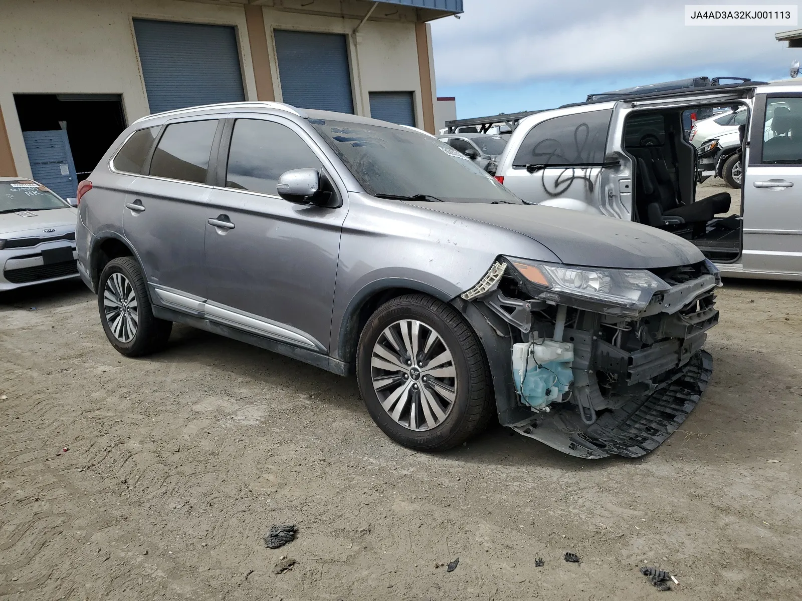 2019 Mitsubishi Outlander Se VIN: JA4AD3A32KJ001113 Lot: 65093334