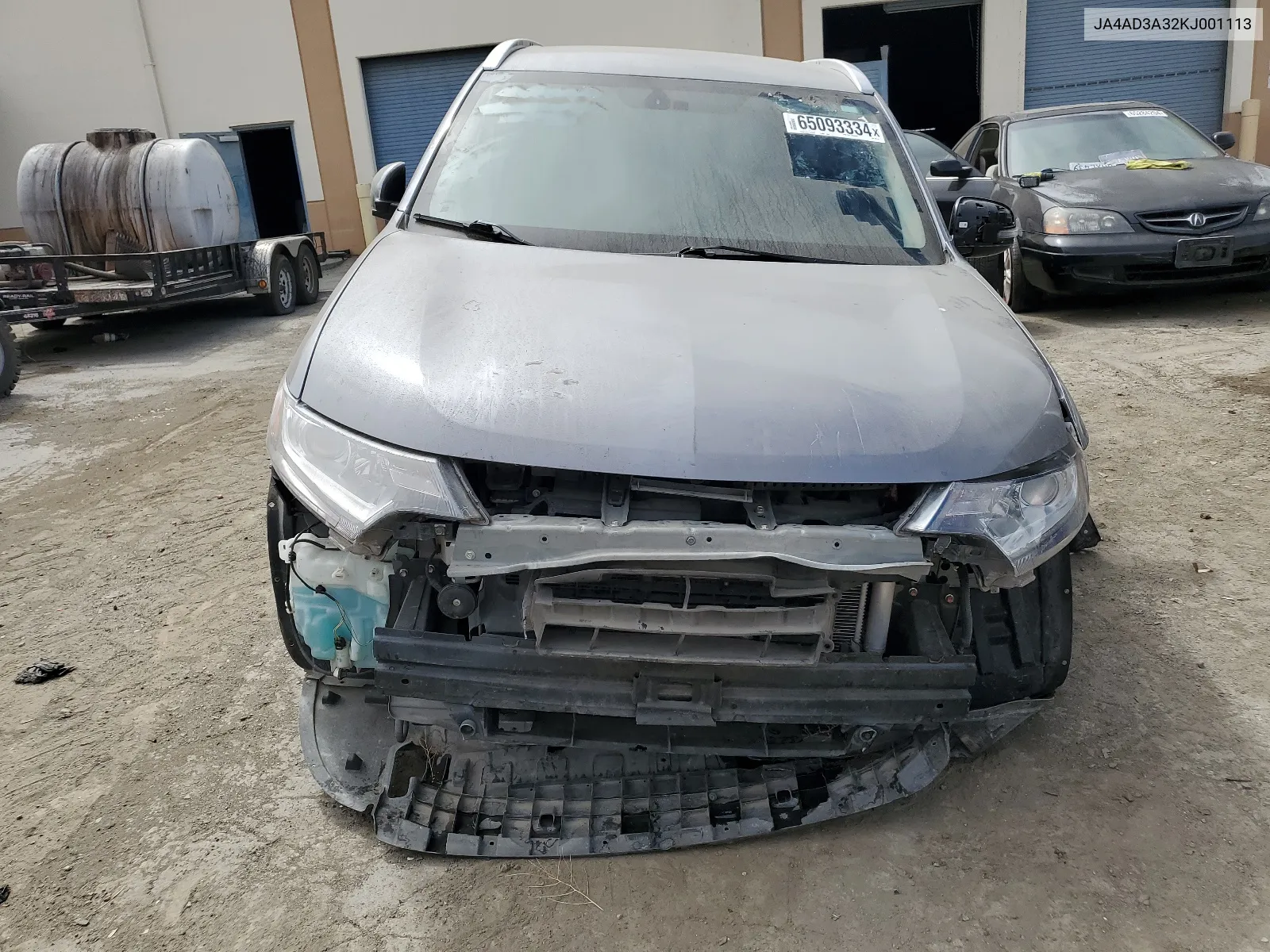 2019 Mitsubishi Outlander Se VIN: JA4AD3A32KJ001113 Lot: 65093334