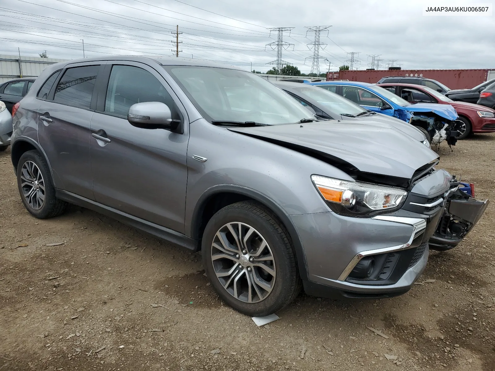 JA4AP3AU6KU006507 2019 Mitsubishi Outlander Sport Es