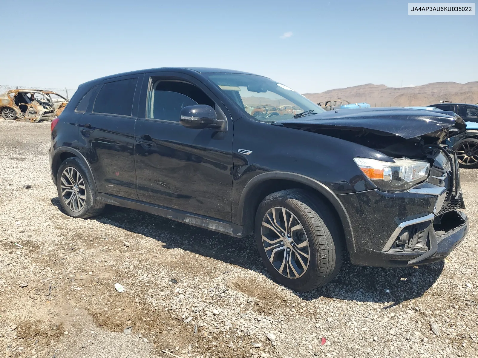 2019 Mitsubishi Outlander Sport Es VIN: JA4AP3AU6KU035022 Lot: 65999774