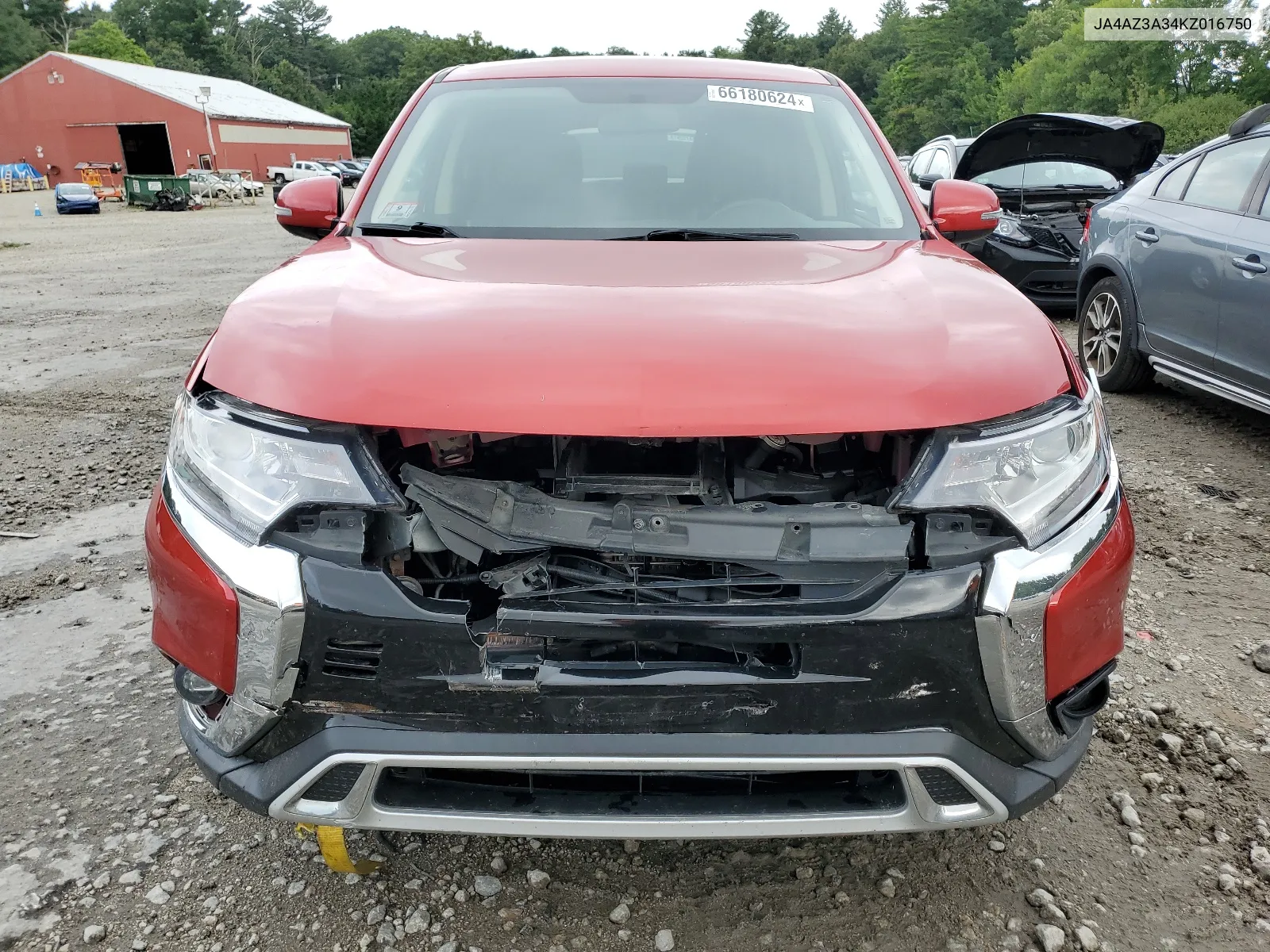 2019 Mitsubishi Outlander Se VIN: JA4AZ3A34KZ016750 Lot: 66180624