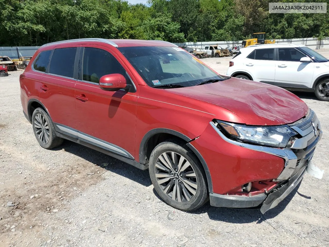 2019 Mitsubishi Outlander Se VIN: JA4AZ3A30KZ042911 Lot: 66439954