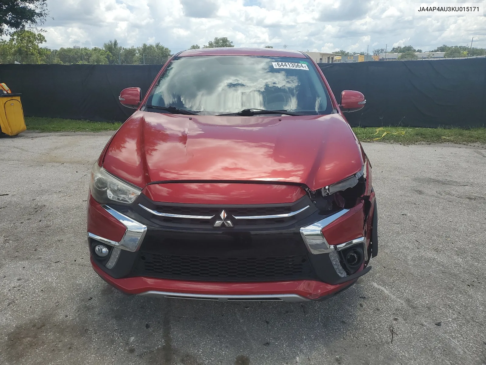 JA4AP4AU3KU015171 2019 Mitsubishi Outlander Sport Se