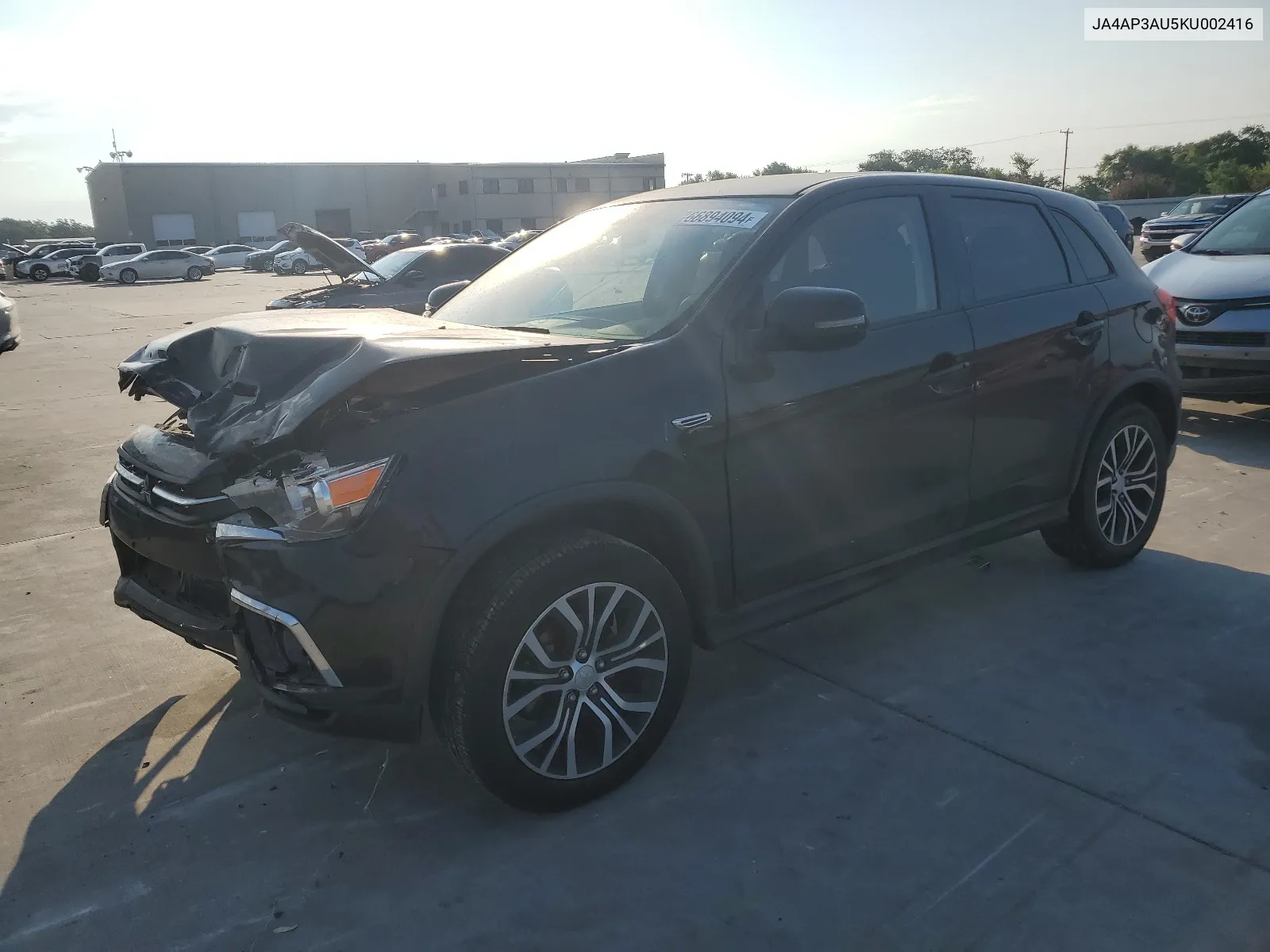 JA4AP3AU5KU002416 2019 Mitsubishi Outlander Sport Es